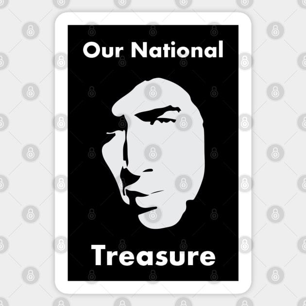 Our National Treasure Sticker by HellraiserDesigns